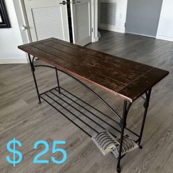 Wooden Buffet Table 