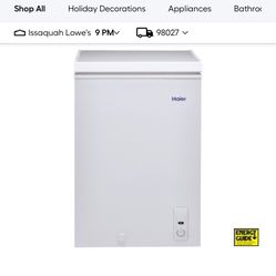 Haier 3.5-cu ft Chest Freezer ( White )