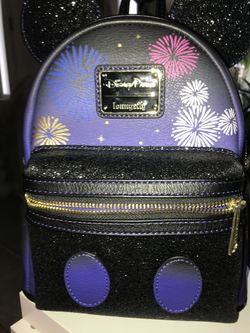Loungefly Disneyparks Disneyworld Castle Fireworks Backpack