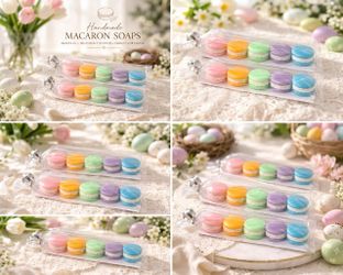 Easter Macaron Soaps Set