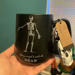 Halloween Skeleton Mug New 