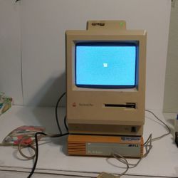 Vintage Apple Macintosh Plus 1mb Mac PL 70 Turbo System Saver Lot