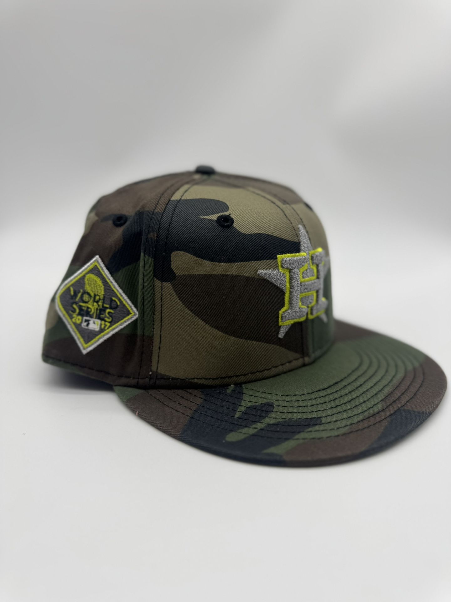 Houston Astros New Era Camo UV Neon Green 59fifty MLB Fitted Cap 7 1/4 57.7CM 
