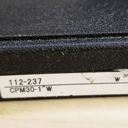 Mitutoyo 112-237 Point Micrometer, Inch, Ratchet Stop, 30 Deg. Carbide-Tipped Points, 0-1" Range