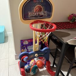 Kids/toddler Basketball & Soccer Play Set