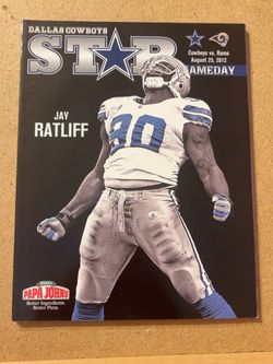 π DALLAS COWBOYS 2012 JAY RATLIFF GAMEDAY PROGRAM β VINTAGE COWBOYS MEMORABILIA