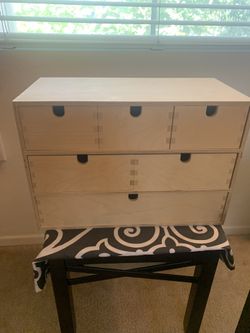 Natural unfinished wood Organizer