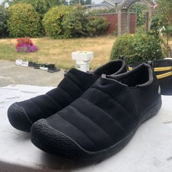 Keen Howser II Men's Black Quilt Slip-On Shoes Size 13