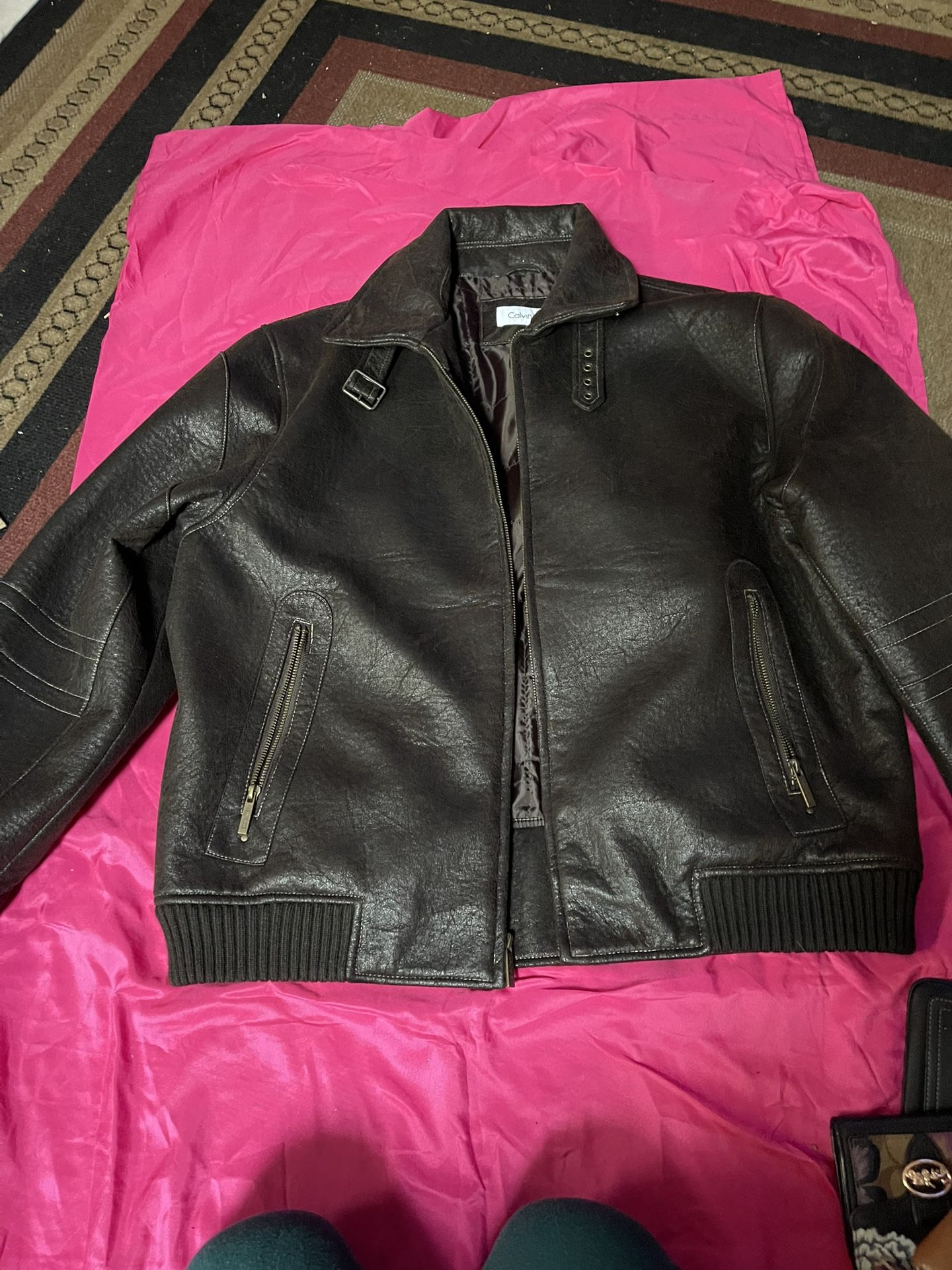 Men’s Calvin Klein faux shearling Sherpa jacket