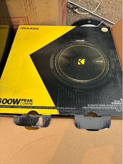 Brand called Kicker 600 watt speaker