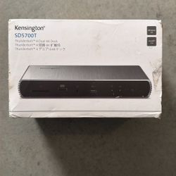 Kensington SD5700T Thunderbolt 4 Docking Station, Dual 4K, 90W PD - Window and Mac OS