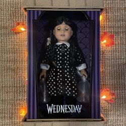American Girl X MGM Wednesday Addams Collector Doll
