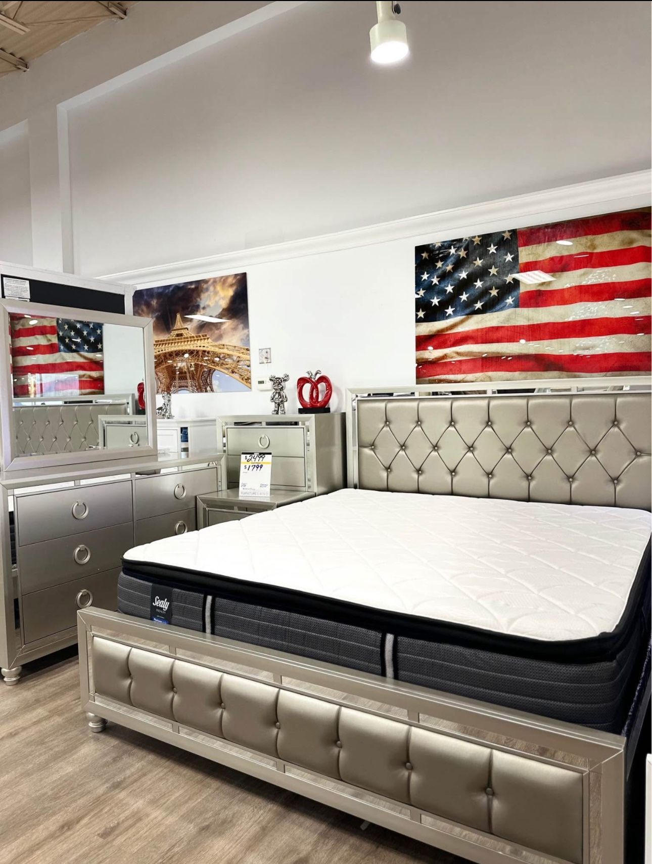 Brand New Bedroom Sets Under $1000 Finance Available — No Credit Needed Only $39 down. Message for Details