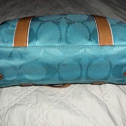 Coach Large Turquoise Tote bag