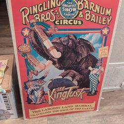 Ringling bros Barnum And Bailey Poster From 1988