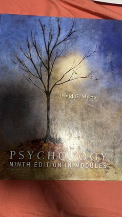 Psychology 9th edition in modules