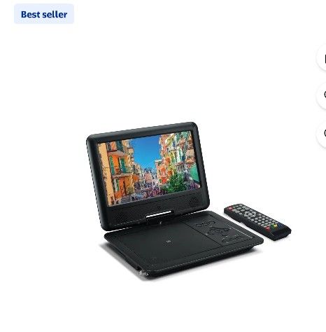 Etec 9" Portable DVD player