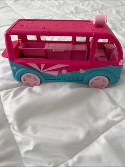 Shopkins Pink/ Blue Ice Cream PlaySet Truck Van Bus