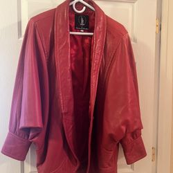 Red Leather Jacket 