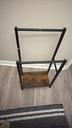 Bathroom rack for towels and the like