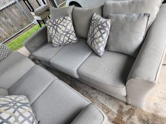 Gray / beige tone couch set sofa can deliver