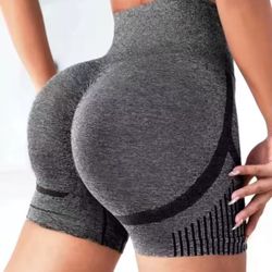 Women Yoga Shorts High Waist Workout Shorts Fitness Yoga Lift Butt Fitness Ladies Yoga Gym Running Short Pants Sportswear
