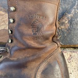Chippewa Women's Work Boots Size 8 1/2 Or 7 In Men's 