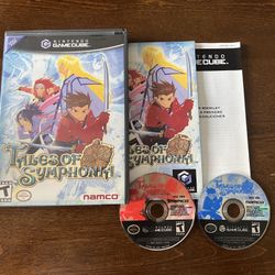 Tales of Symphonia Nintendo Gamecube Complete CIB Very Good Condition
