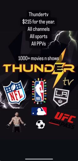 Thundertv 215$ For A Year !!