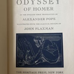 The Odyssey of Homer. Heritage Press. 1942.