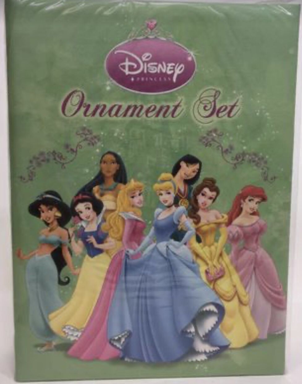 2007 Disney princess ornaments collections 8 Pcs, Brand New