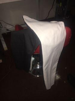 TWO TONE SPLIT BLACK/ WHITE DICKIES SIZE 29