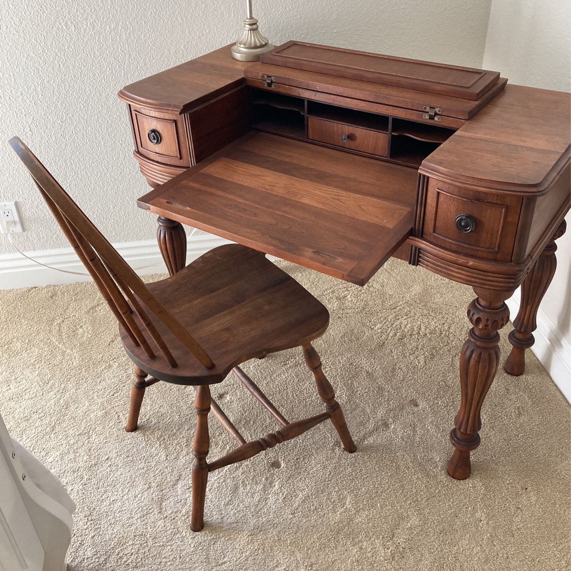 Antique Small Desk 41”c 21”