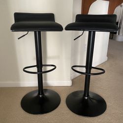 Black Barstools 