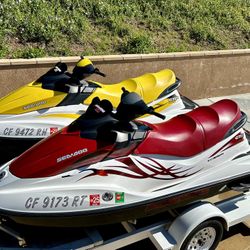 Pair of Sea Doo GTI SE 130 3-Seater 4-TEC