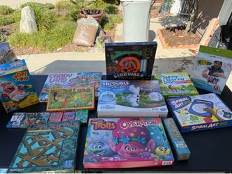 Assorted Children's Board Games and Activity Kits - Hasbro, Disney, DreamWorks