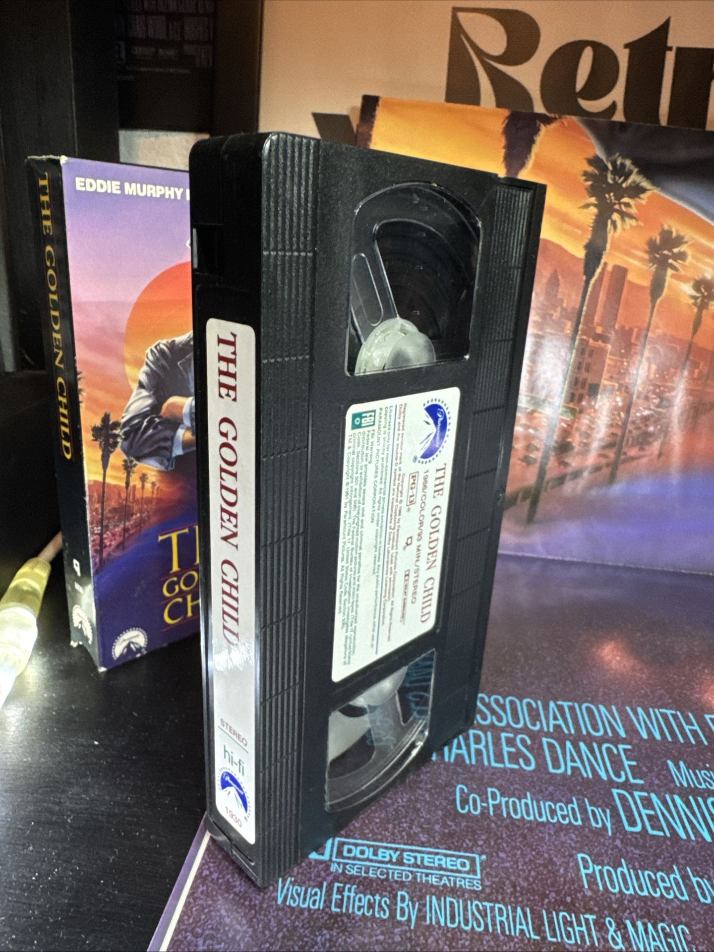 The Golden Child Movie 1986 Theater Poster One Sheet 27x41 Folded W VHS VG+