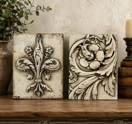 Sid Dickens Memory Blocks T-60 Leaf Swirl + T-204 Heraldry Retired 6x8 Lot