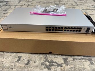 Ubiquiti UniFi Switch 24 (US-24) – 24-Port Gigabit Managed Switch | Non-PoE | Excellent Condition