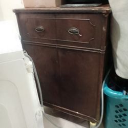 Gorgeous Antique Cabinet W/Original Hardware 