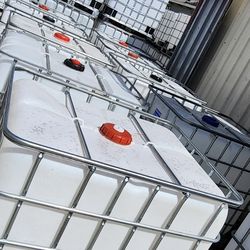 Quality Totes ibc   275 Gallons 330 Gallons. Water Tanks Metal Caged