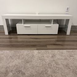 White TV Stand