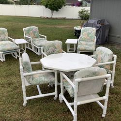 OUTDOOR PATIO PVC FURNITURE ALL FOR ONE PRICE