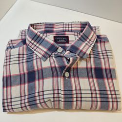 
Untuckit Men's Plaid Button Down Shirt – Size XL – Casual & Sharp Look!