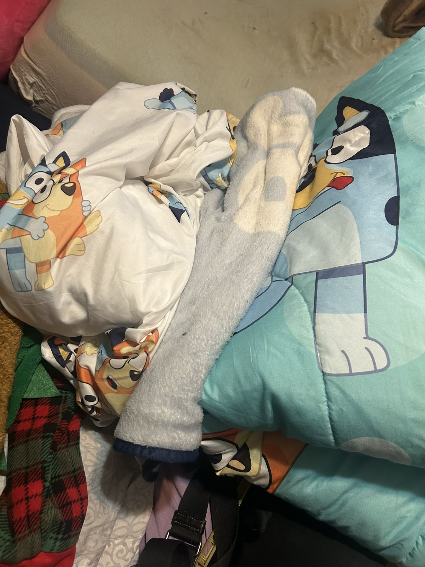 Movie And Bingo, Blanket, Comforter, And Sheet Set