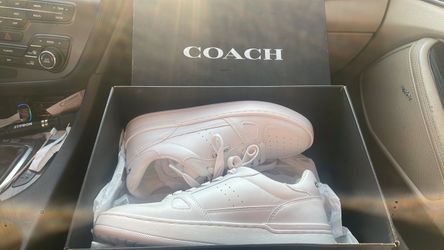 Coach White Low-Top Sneakers