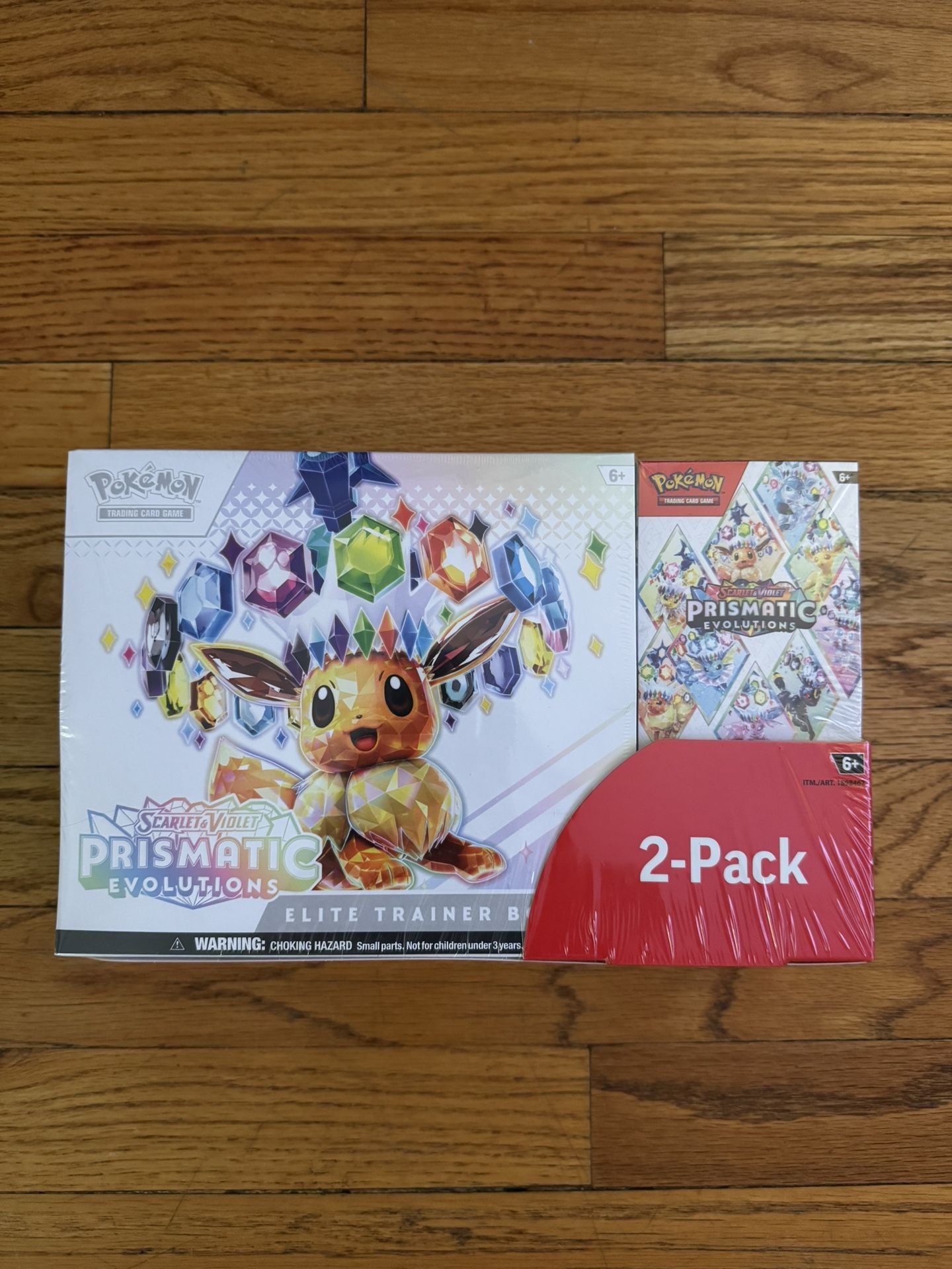 Pokemon TCG Prismatic Evolutions ETB + Booster Bundle Costco