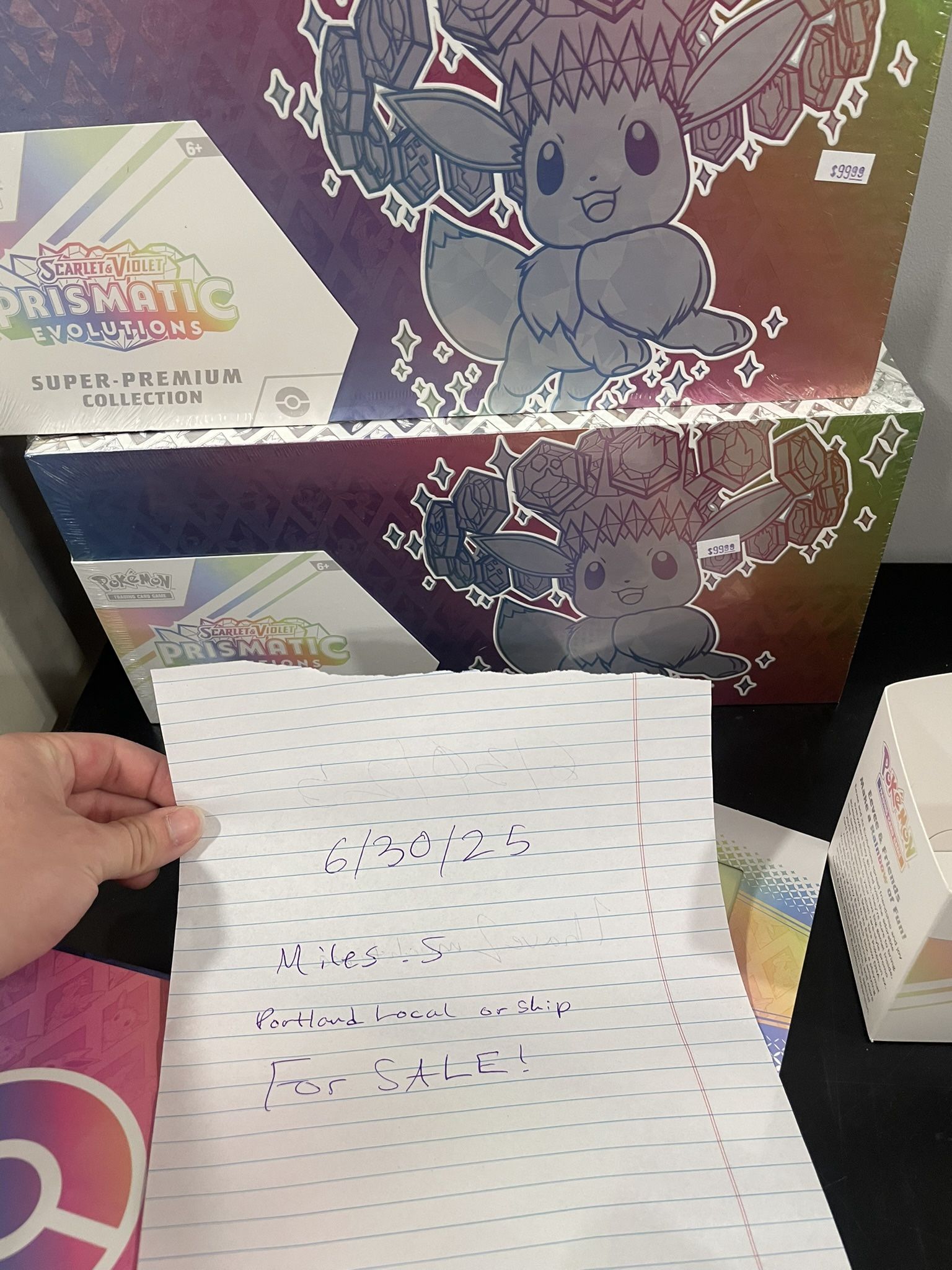 Pokemon Prismatic Evolutions Super Premium Collection