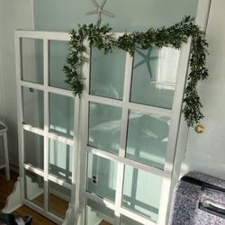 Two Standing French Doors Wedding Decor 