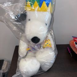Peanuts Gang, Snoopy Jester 24" Plush Macy's 2000 Macys